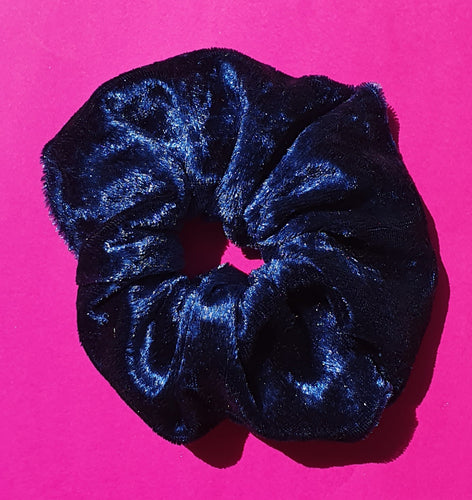 Midnight Blue Scrunchie