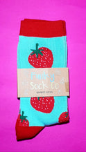 Load image into Gallery viewer, Funky Socks &quot;Strawberry&quot;